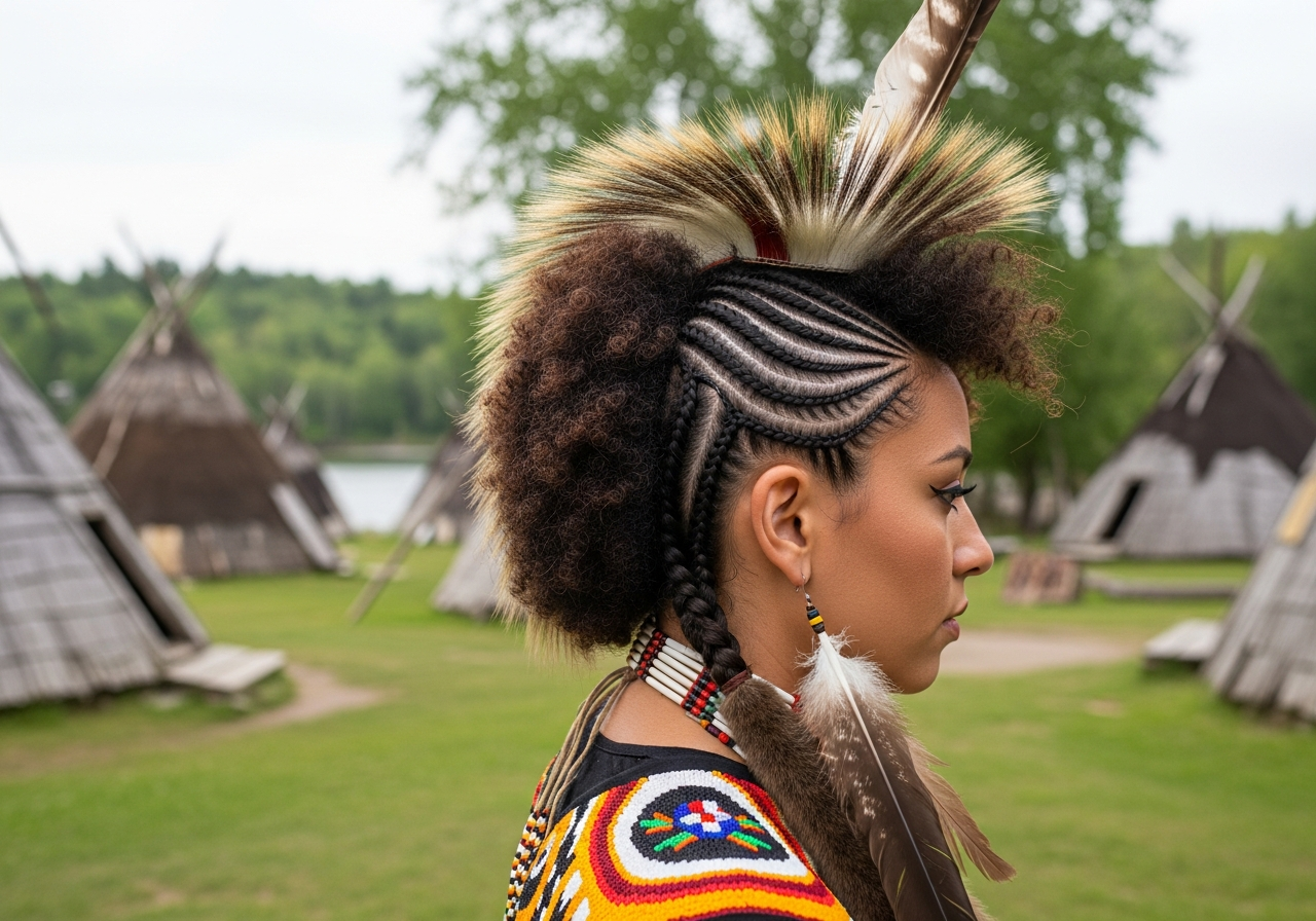 Coiffure afro – Wendake